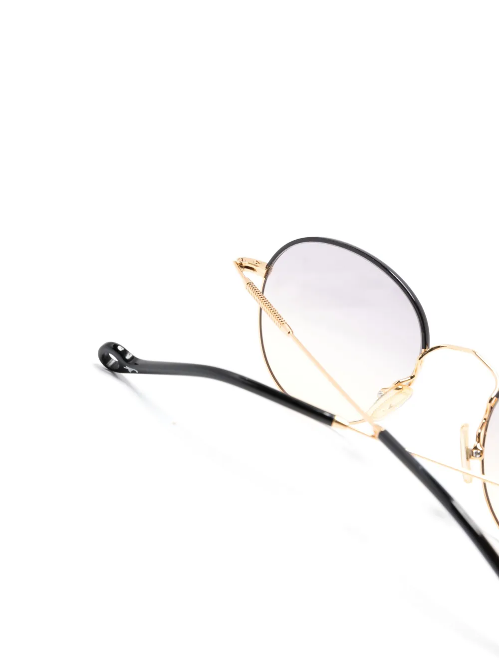 Eyepetizer Gobi zonnebril met rond montuur Goud