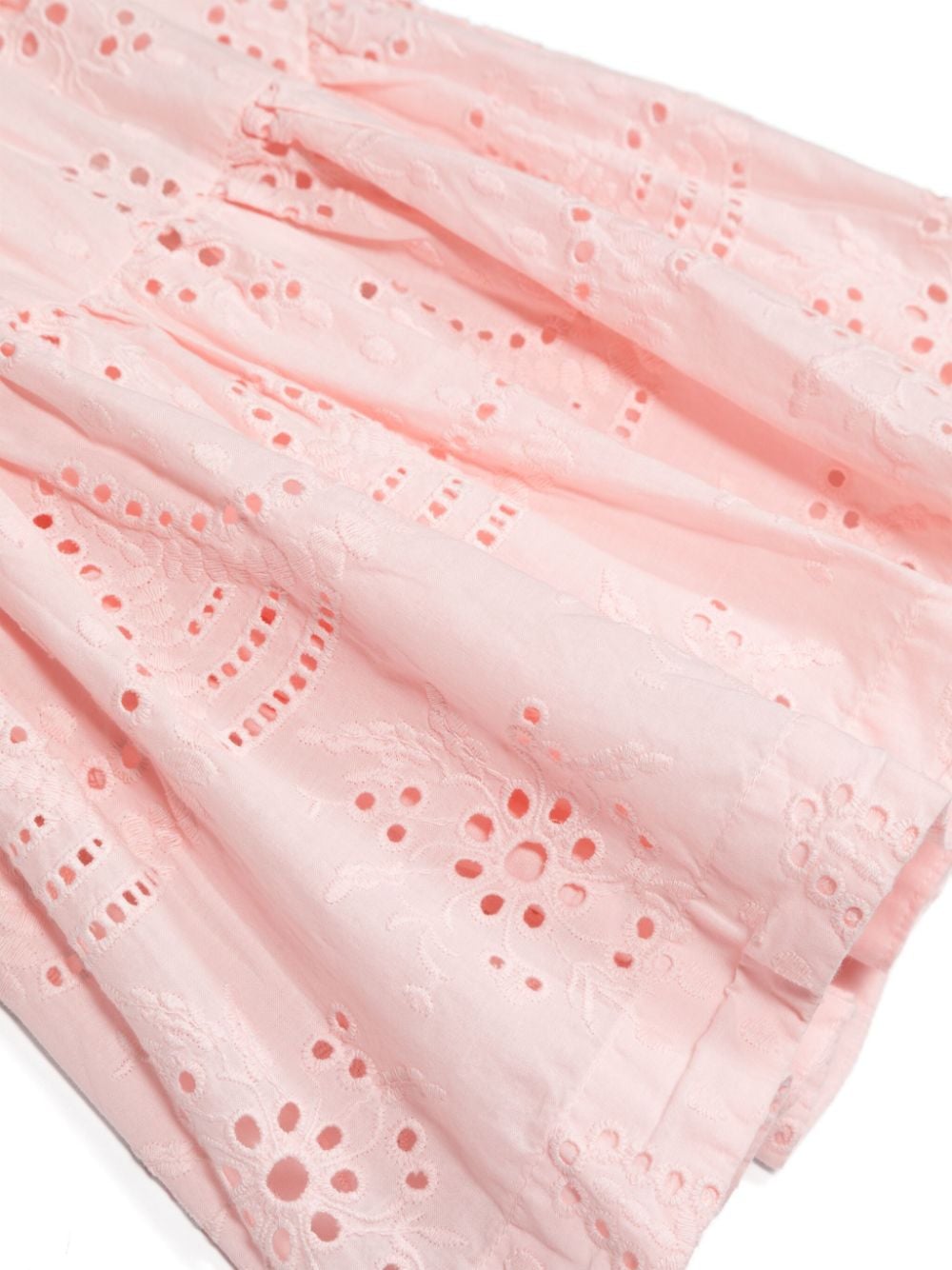 Shop Molo Bianna Broderie-anglaise Skirt In Pink