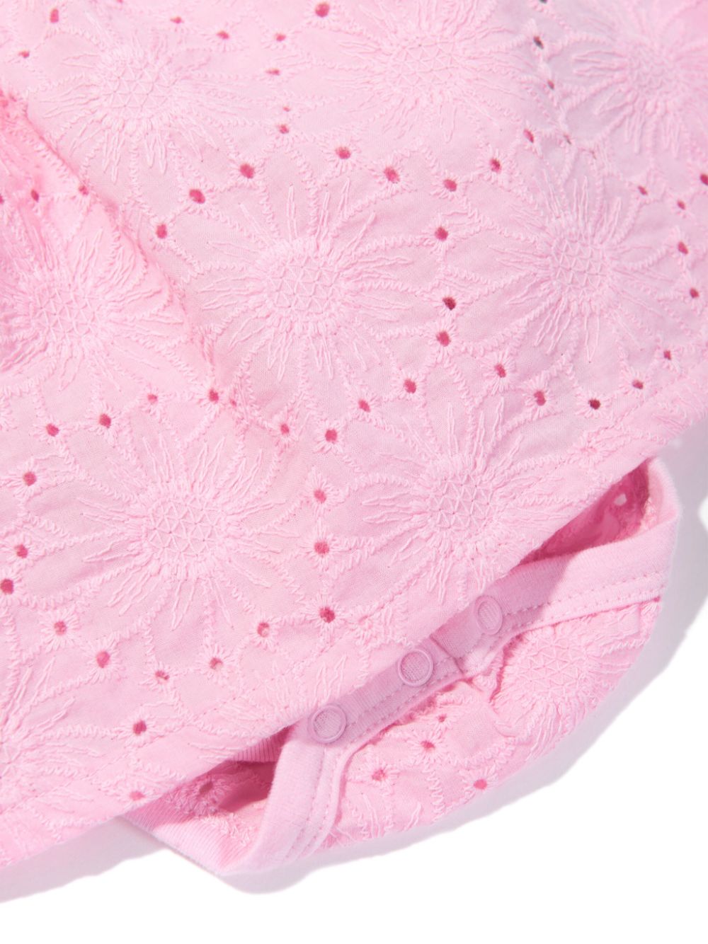 guess kids Katoenen broderie anglaise jurk Roze