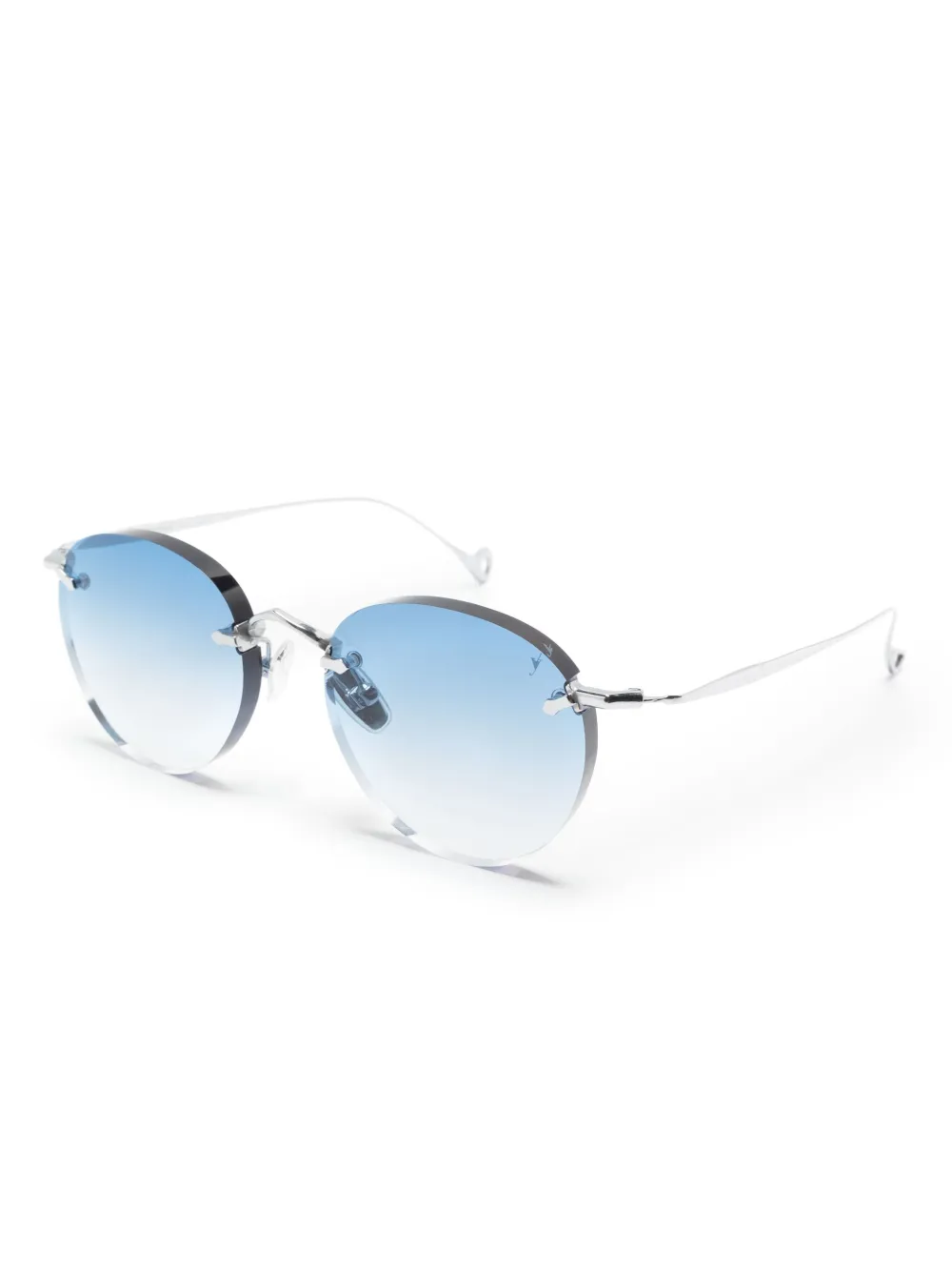 Eyepetizer Oxford zonnebril met ovalen montuur Zilver