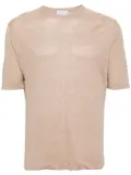 Ballantyne short-sleeved linen T-shirt - Neutrals