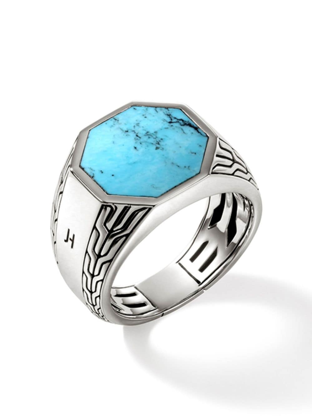 Shop John Hardy Sterling Silver Turquoise Signet Ring