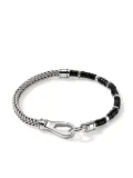 John Hardy sterling silver black onyx heishi bracelet