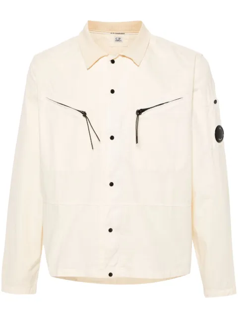 C.P. Company chemise en coton à détail de lentille