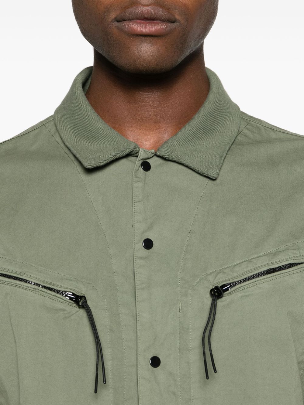 C.P. Company Overhemd met lens-detail Groen