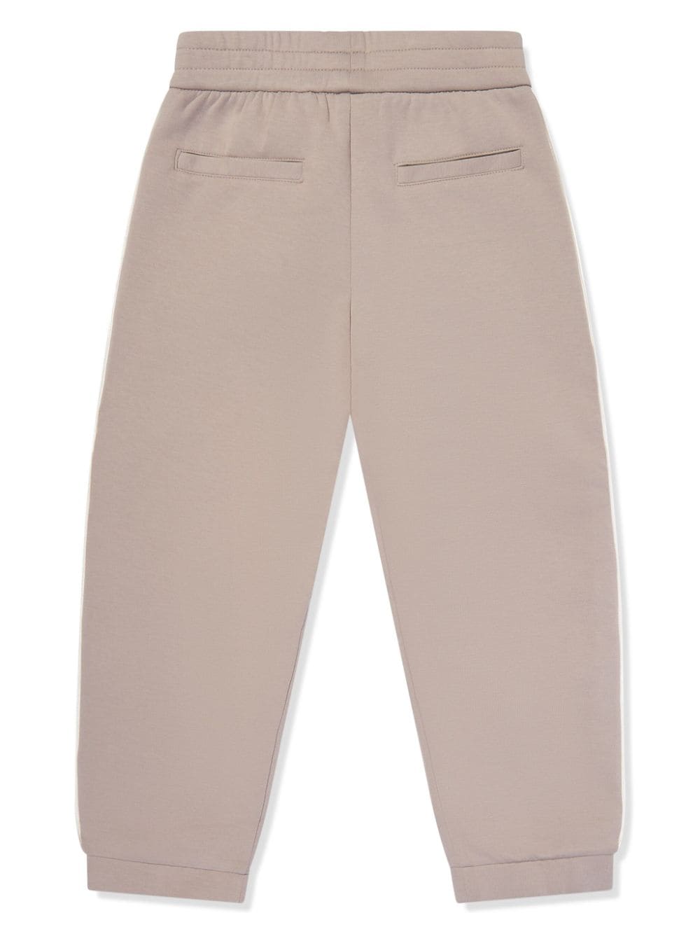 Emporio Armani Kids Trainingsbroek met logoband - Beige