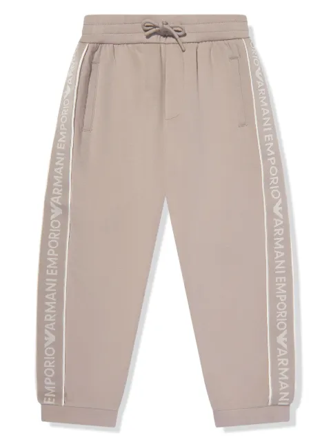 Emporio Armani Kids logo-tape track pants