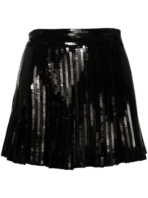 ミニスカート PAROSH Women Mini Skirts D600521 013 Black 23082059_54402726_600.jpg