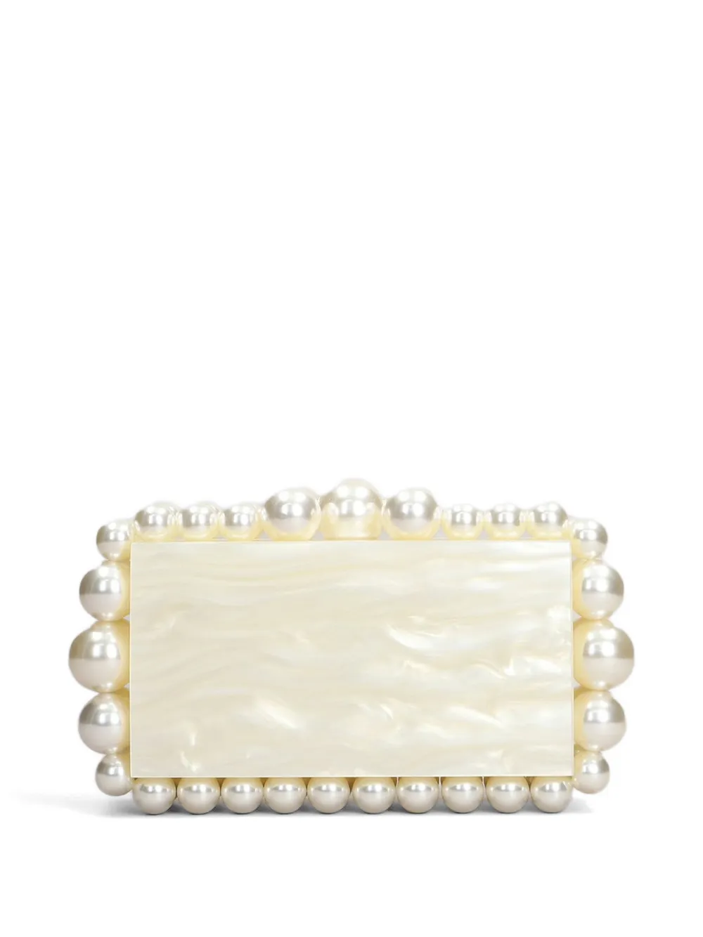 Cult Gaia Eos clutch met kralen Beige