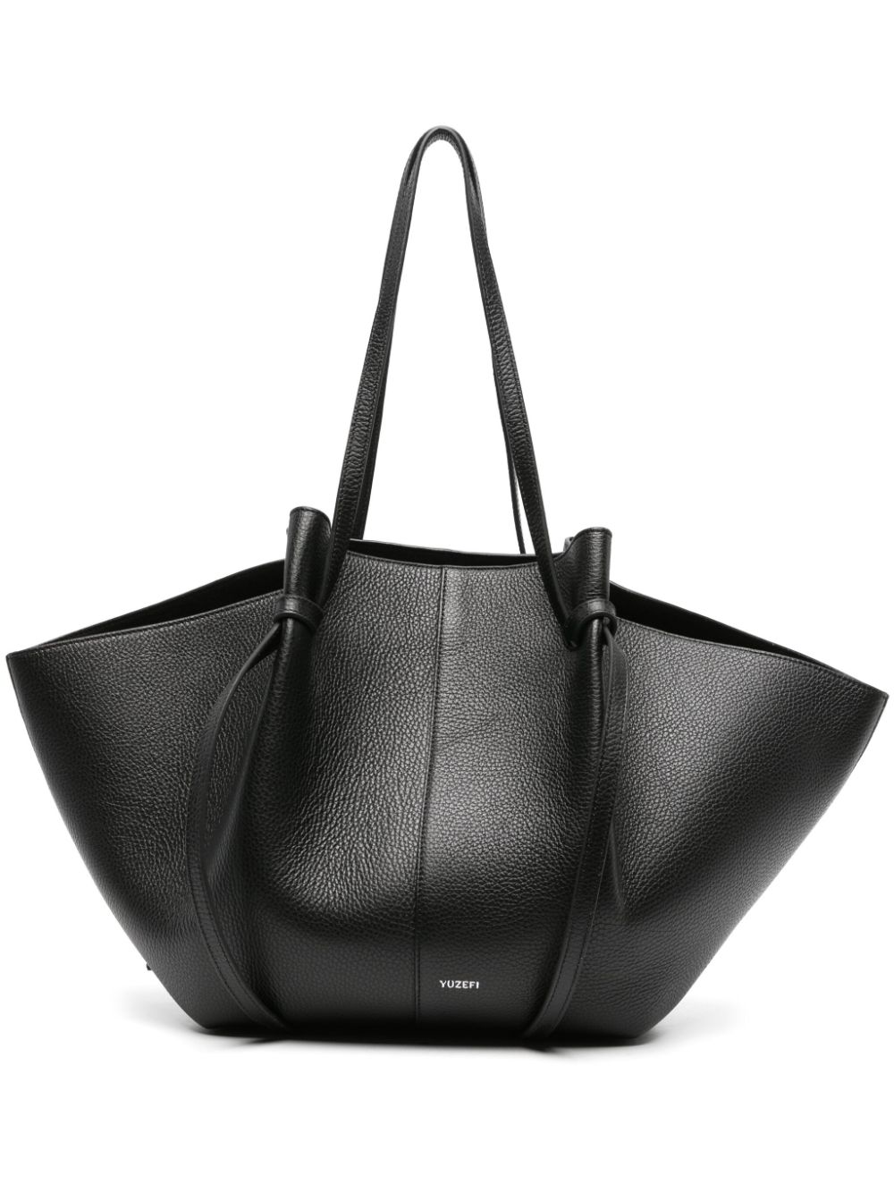 Yuzefi Large Mochi Leather Tote Bag | Black | FARFETCH