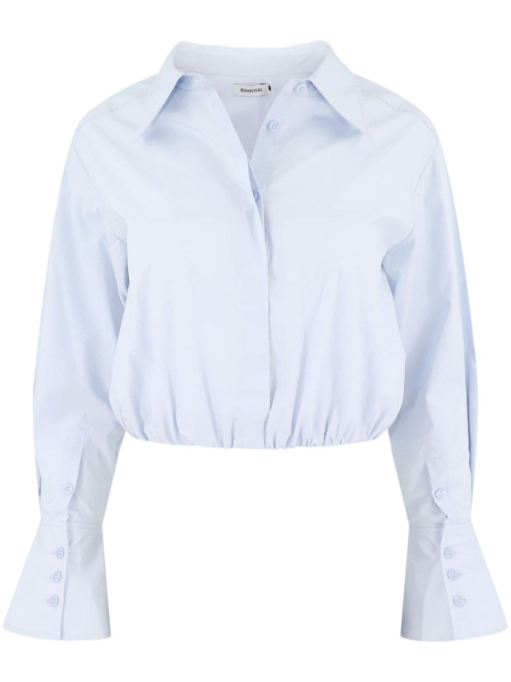 Simkhai Cropped blouse Blauw