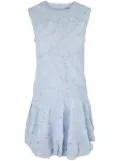 Simkhai Vallan ruffle-detail minidress - Blue