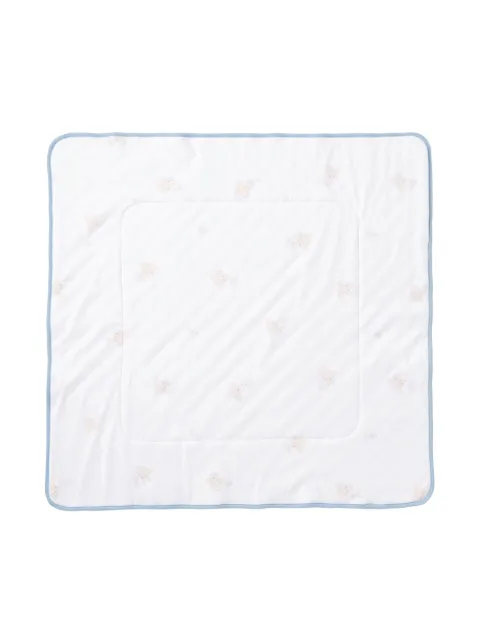 Familiar bear-print cotton blanket