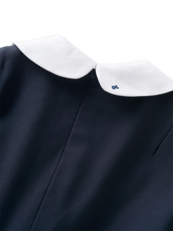 appliquéd wool jumper