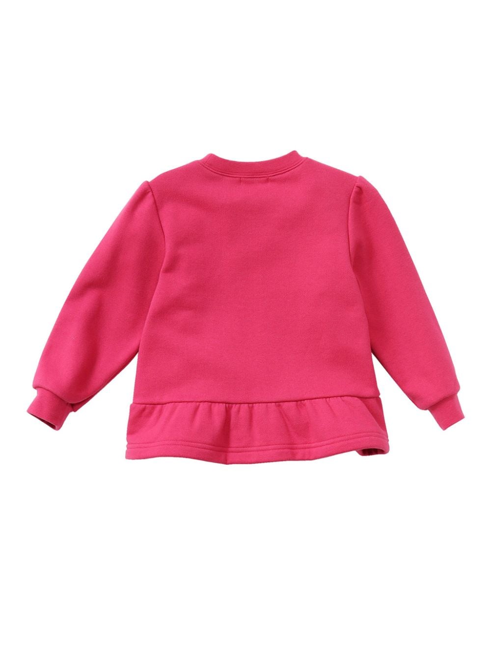 Shop Familiar Dog-appliquéd Cotton Sweatshirt In Rosa