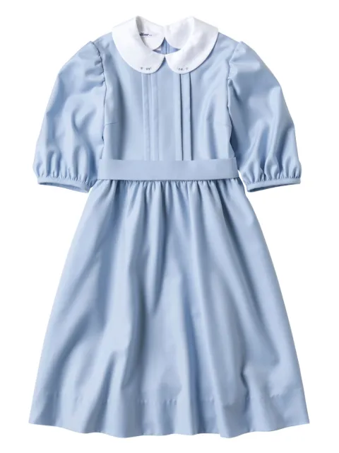 familiar floral-embroidered belted dress