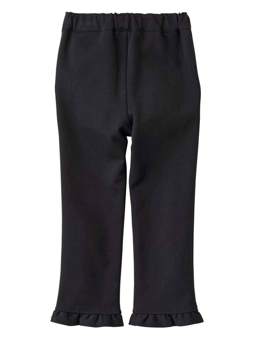 Shop Familiar Bow-embellished Trousers In Black