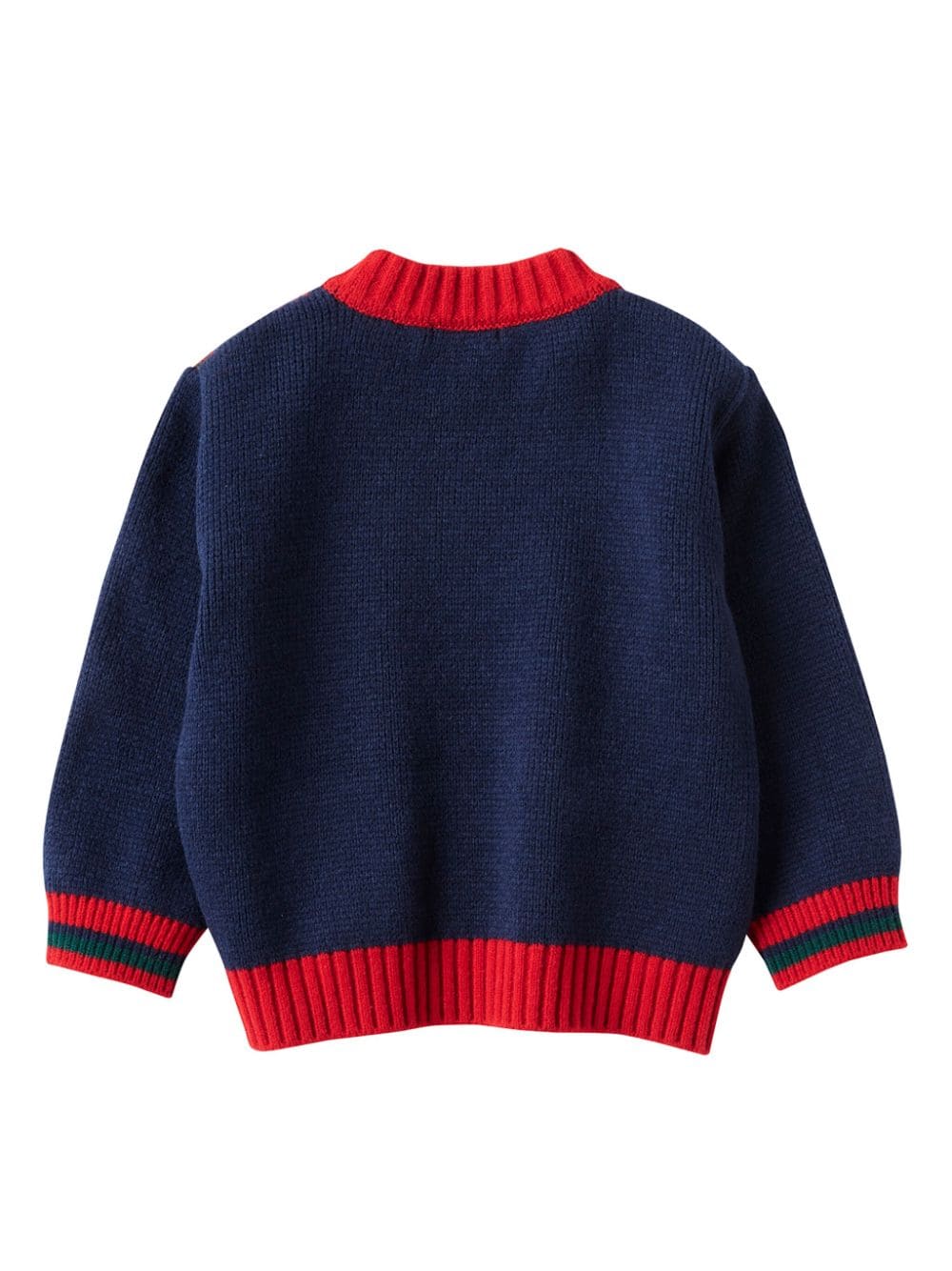 Shop Familiar Check-pattern Wool-blend Jumper In Rot
