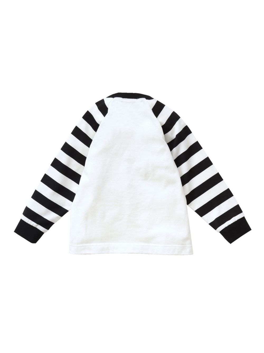 Shop Familiar Patch-design Long-sleeve Cotton Shirt In White