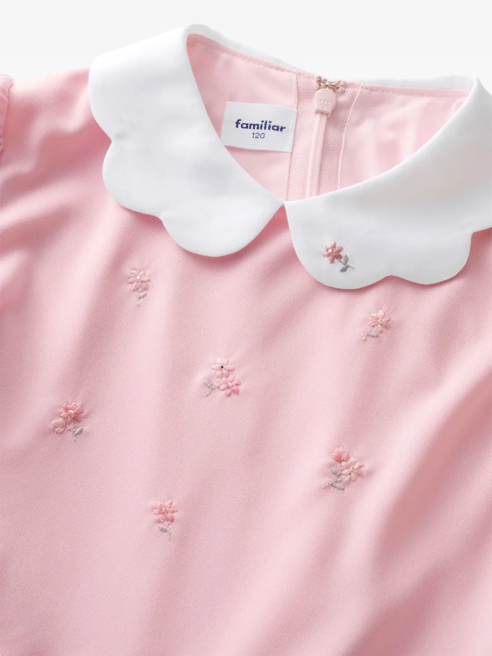 familiar Jurk met geplooide rok Roze