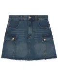 b+ab denim cargo miniskirt - Blue