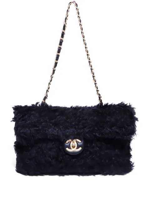 CHANEL 2017 faux-fur shoulder bag Women