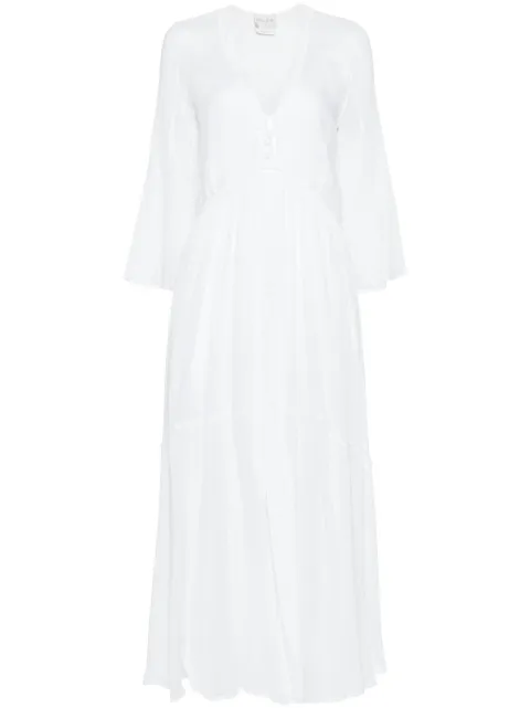 Forte Forte V-neck flared dress