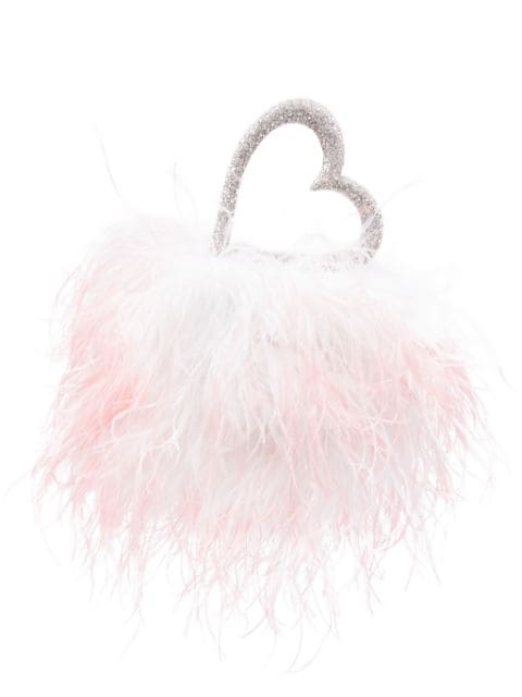 L'Alingi Love feather clutch bag