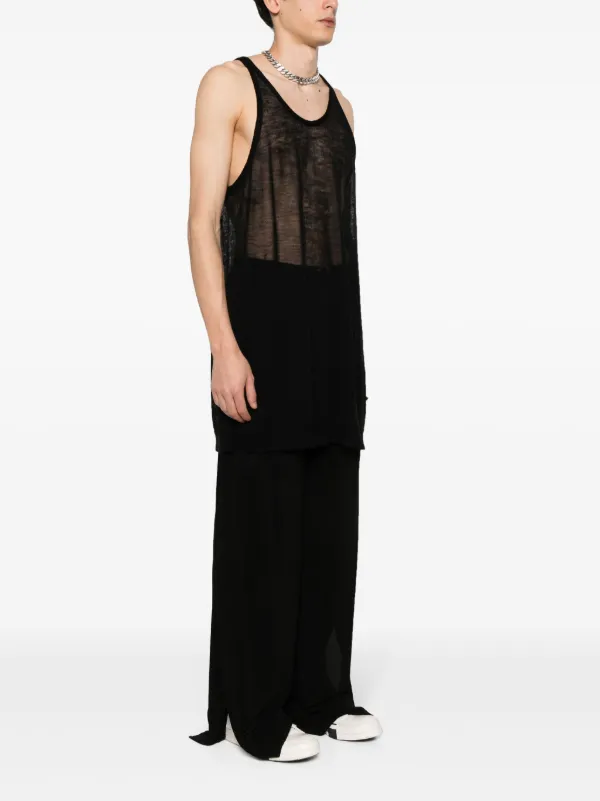 Rick Owens Runaway Cunt Tank Top | Black | FARFETCH