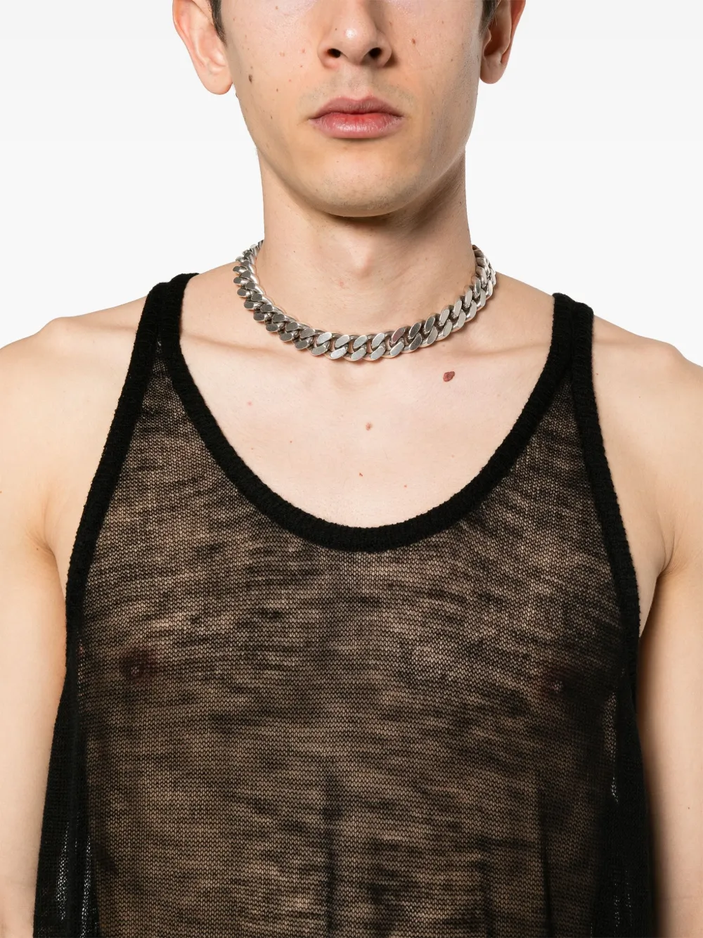 Shop Rick Owens Runaway Cunt Tank Top In Black