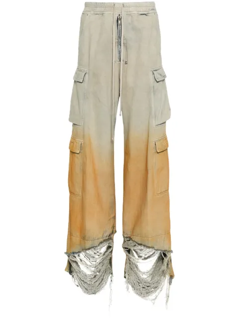 Rick Owens DRKSHDW جينز 'دابل كارغو جامبو بيلاس' بقصة واسعة