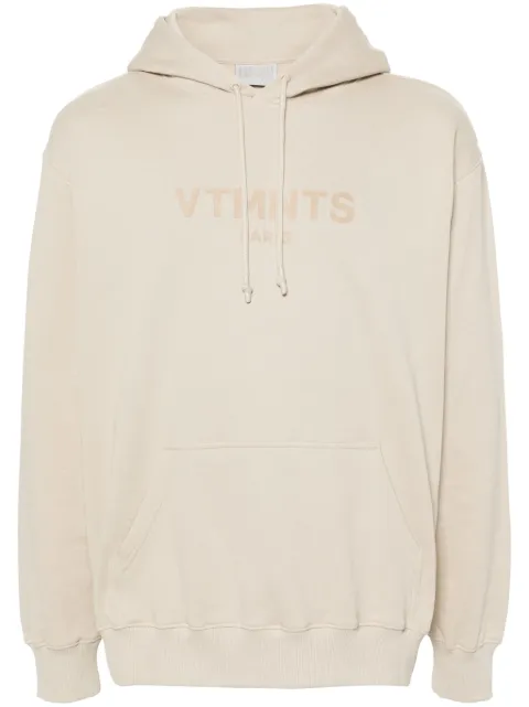 VTMNTS logo-print cotton hoodie
