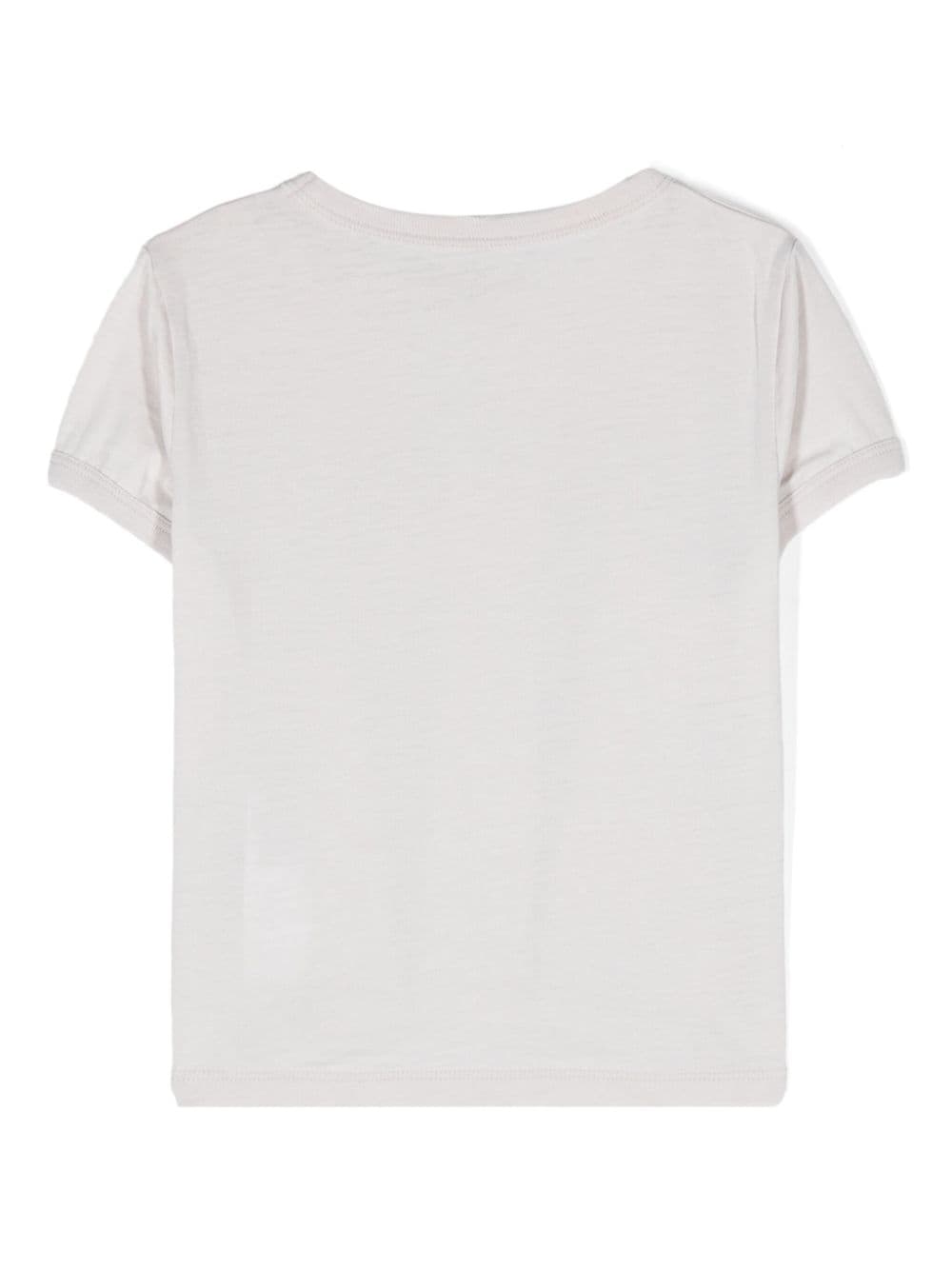 Shop Zadig & Voltaire Alister Floral-print T-shirt In Grey