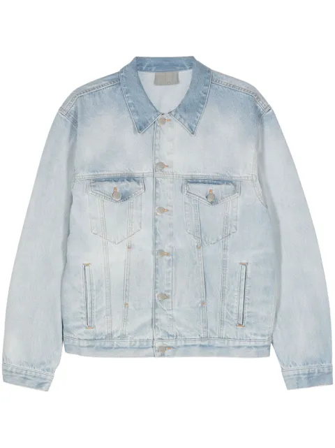 VTMNTS logo-embroidered denim jacket