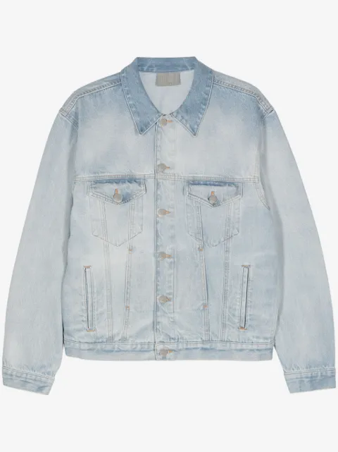 VTMNTS logo-embroidered denim jacket
