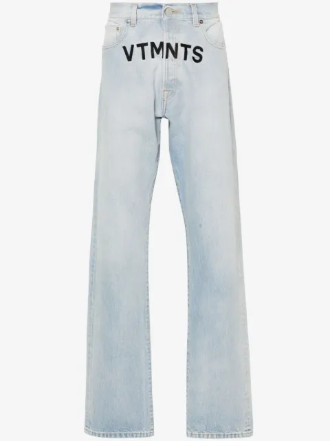 VTMNTS jeans con logo bordado