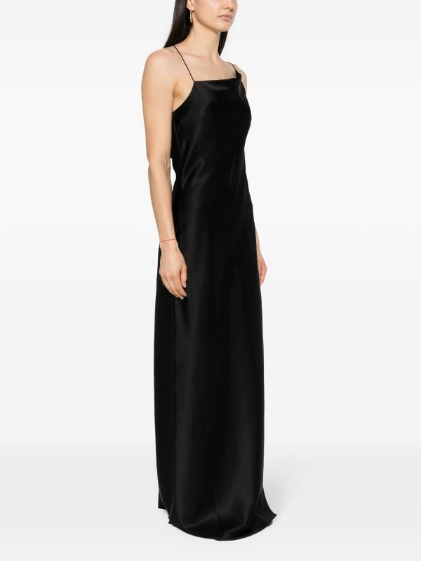 Calvin klein black maxi dress hotsell