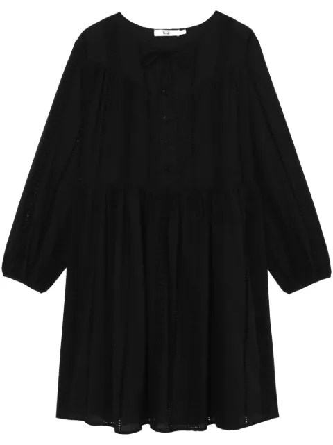 b+ab vestido con detalle de encaje
