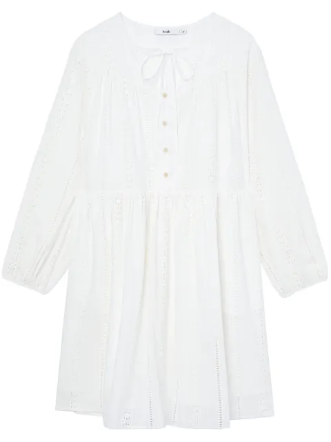 b+ab vestido recto manga larga