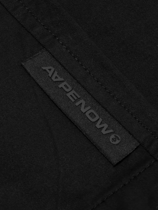 Aape ブラックショートパンツ AAPE BY *A BATHING APE® イージーショートパンツ | ブラック