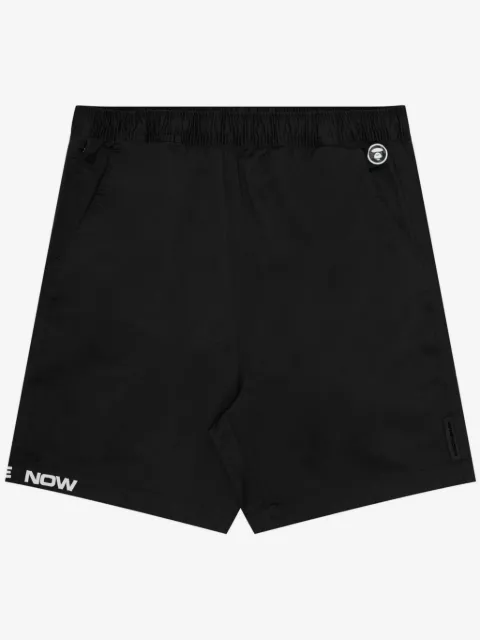 AAPE BY *A BATHING APE® logo-embroidered elasticated-waist shorts