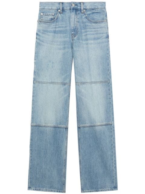 Helmut Lang straight-leg panelled jeans