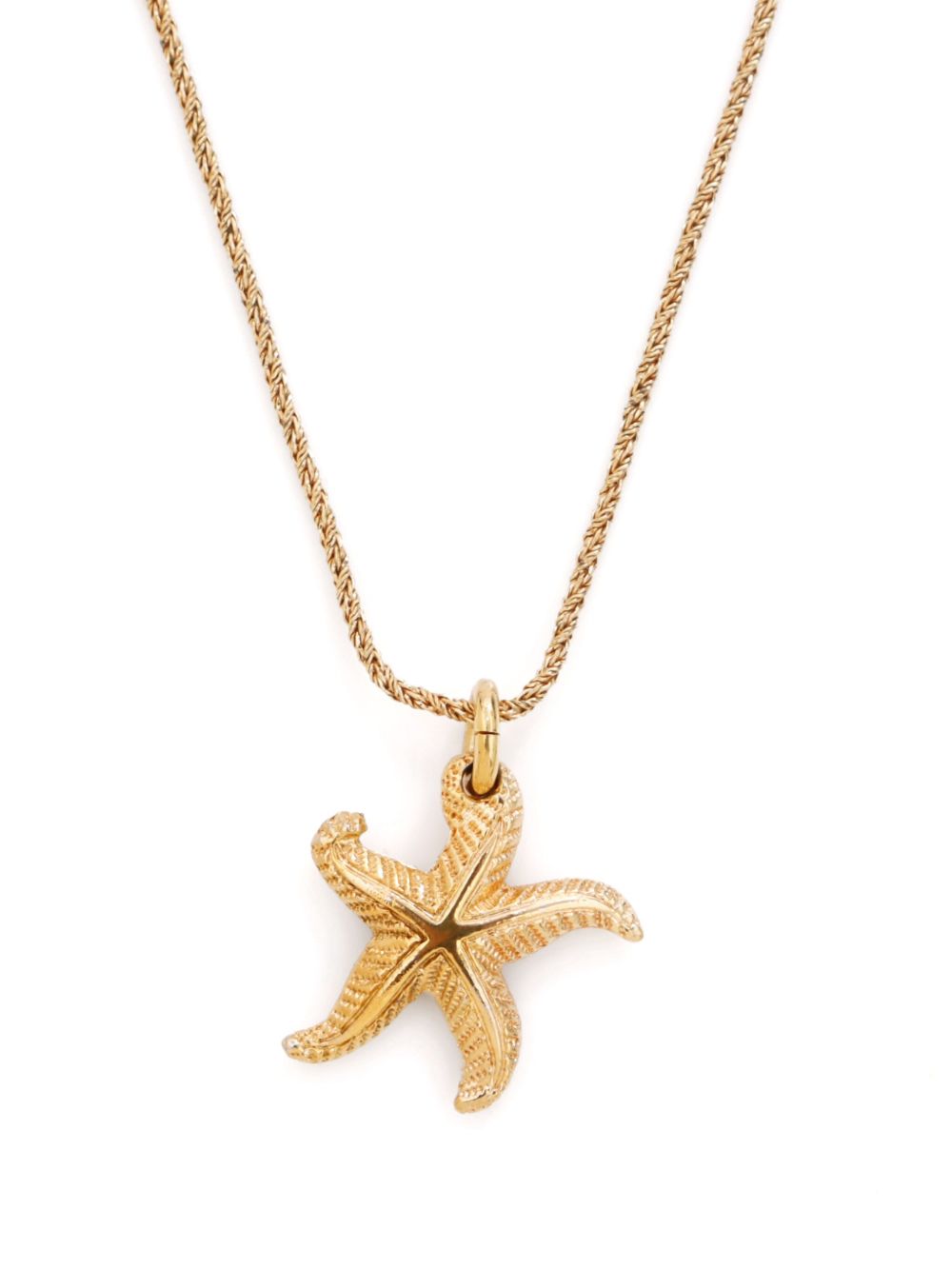 Christian Dior Pre-Owned Starfish schakelhalsketting - Goud