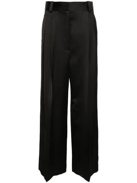 KHAITE Simone satin trousers