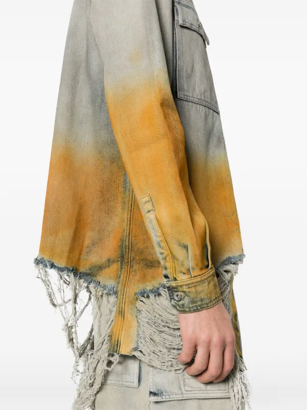 Rick Owens DRKSHDW Outershirt デニムジャケット | ブルー