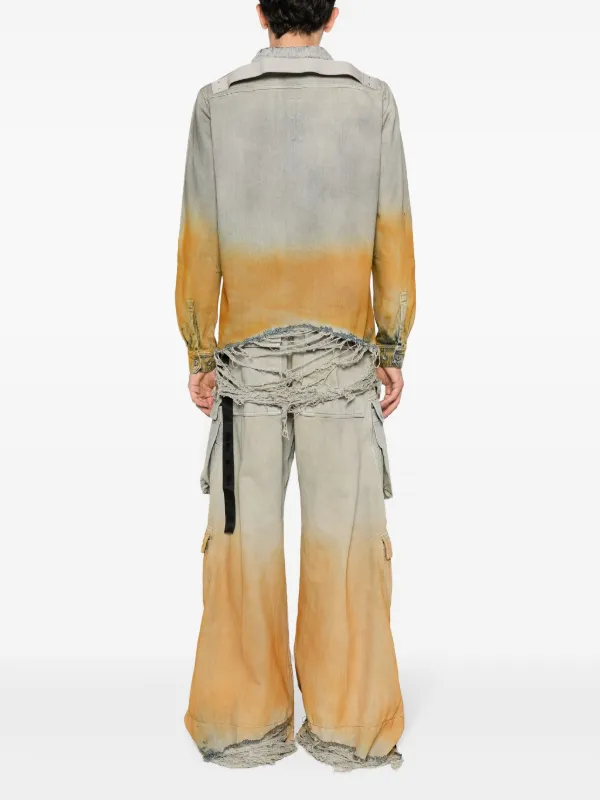 Rick Owens DRKSHDW Outershirt デニムジャケット | ブルー | FARFETCH JP