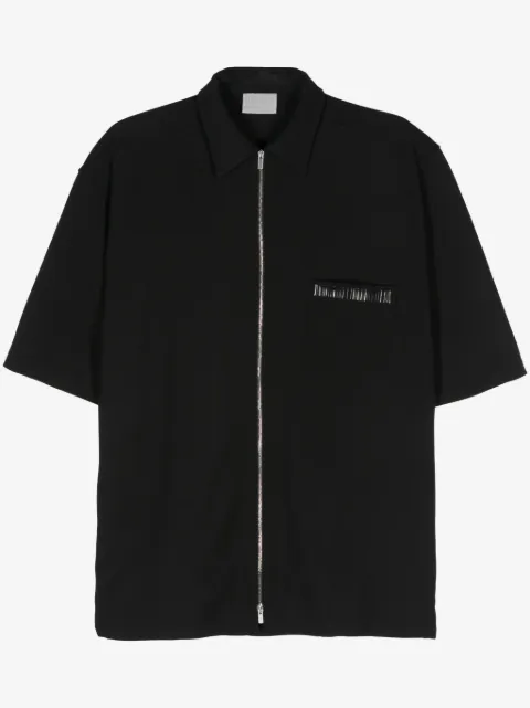 VTMNTS raised logo-detail short-sleeve shirt