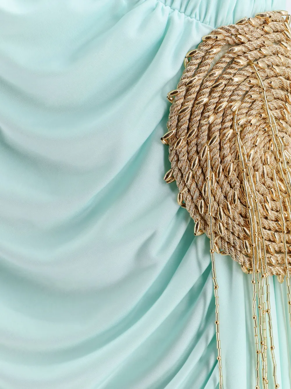 Nervi Lexi Patch Mini Dress In Blue