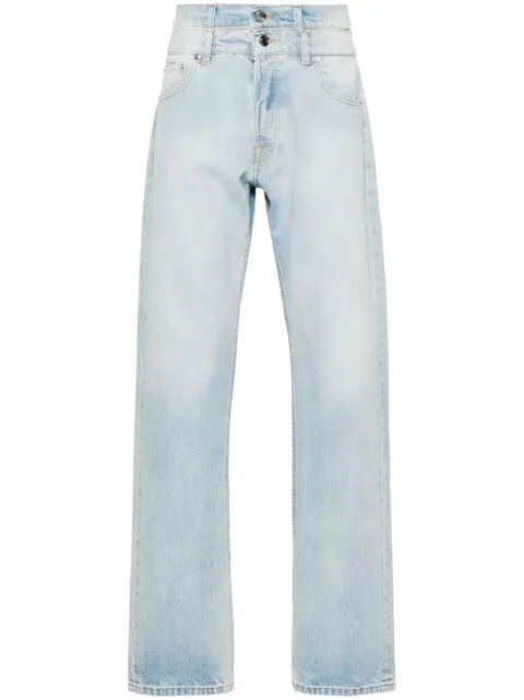 VTMNTS double-waistband straight-leg jeans