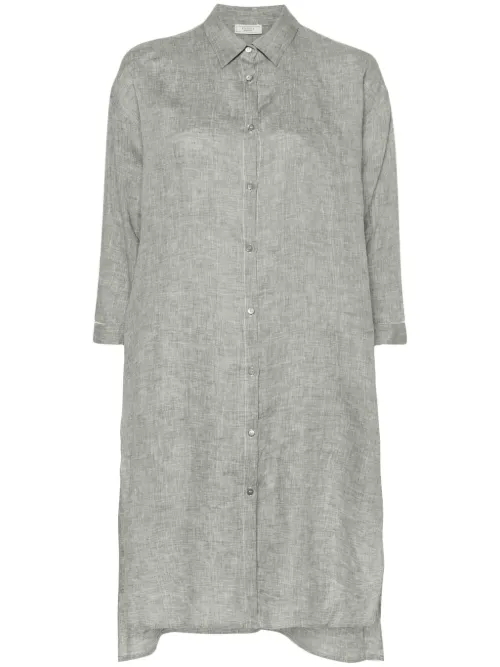 Chemise à détails de perles - Peserico - Modalova